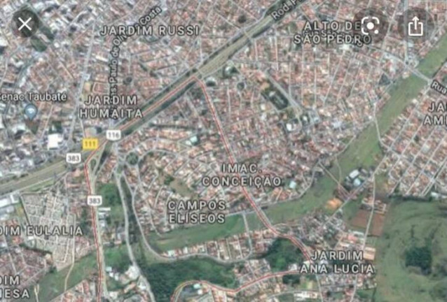 Terreno à Venda, 400 m² em Campos Elíseos - Taubaté