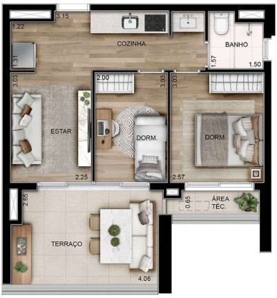 Imagem Apartamento à Venda, 31 m² em Higienópolis - São Paulo Imagem Apartamento à Venda, 31 m² em Higienópolis - São Paulo