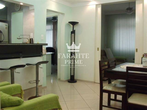Imagem Apartamento com 1 Quarto à Venda, 54 m² em Gonzaga - Santos Imagem Apartamento com 1 Quarto à Venda, 54 m² em Gonzaga - Santos