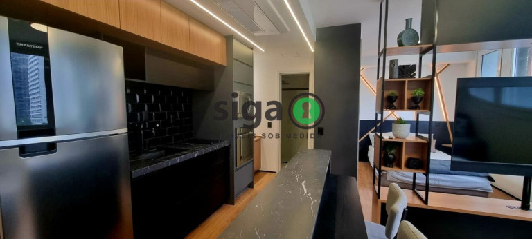Imagem Apartamento com 1 Quarto para Alugar, 38 m² em Brooklin - São Paulo Imagem Apartamento com 1 Quarto para Alugar, 38 m² em Brooklin - São Paulo