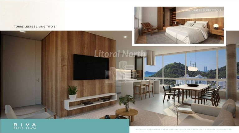 Imagem Apartamento com 3 Quartos à Venda, 126 m² em Praia Brava - Itajaí Imagem Apartamento com 3 Quartos à Venda, 126 m² em Praia Brava - Itajaí