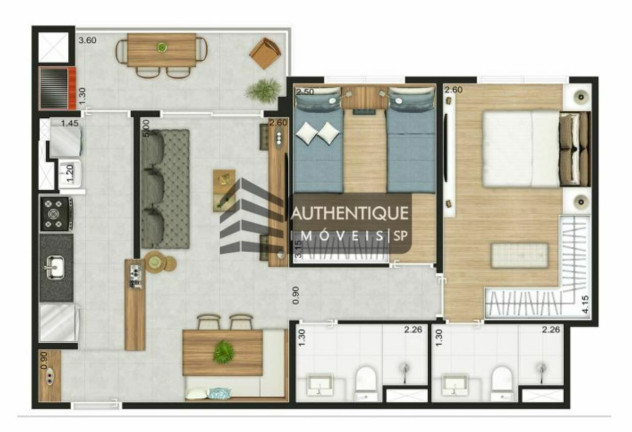 Imagem Apartamento com 2 Quartos à Venda, 73 m² em Santo Amaro - São Paulo Imagem Apartamento com 2 Quartos à Venda, 73 m² em Santo Amaro - São Paulo