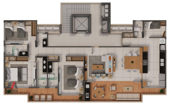 Imagem Apartamento com 3 Quartos à Venda, 75 m² em Porto Das Dunas - Aquiraz