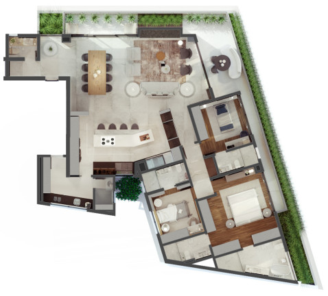 Imagem Apartamento com 3 Quartos à Venda, 244 m² em água Verde - Curitiba Imagem Apartamento com 3 Quartos à Venda, 244 m² em água Verde - Curitiba