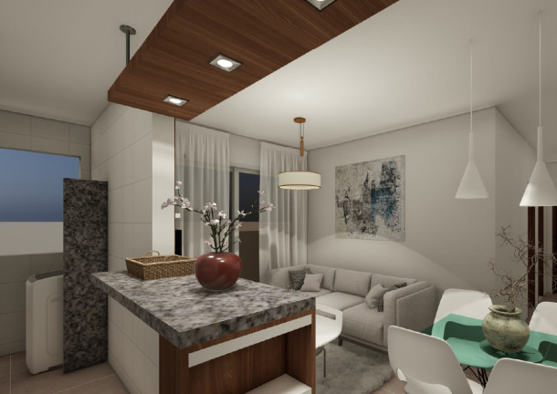 Apartamento com 2 Quartos à Venda, 55 m² em Santa Mônica - Belo Horizonte