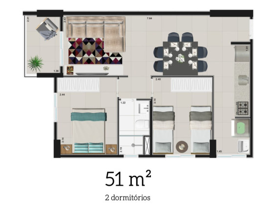 Imagem Apartamento com 1 Quarto à Venda, 35 m² em Tatuapé - São Paulo