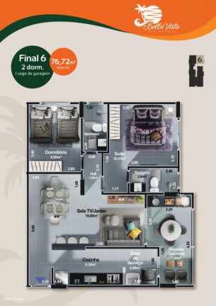 Imagem Apartamento com 2 Quartos à Venda, 76 m² em Centro - Itanhaém