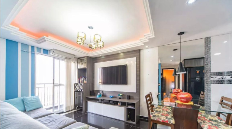 Apartamento com 2 Quartos à Venda, 52 m² em Vila Homero Thon - Santo André
