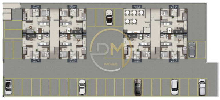 Imagem Apartamento com 2 Quartos à Venda, 59 m² em Da Praça - Tijucas Imagem Apartamento com 2 Quartos à Venda, 59 m² em Da Praça - Tijucas