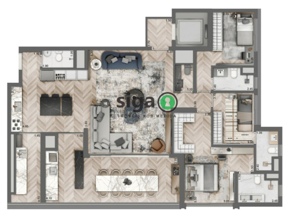 Imagem Apartamento com 3 Quartos à Venda, 158 m² em Vila Clementino - São Paulo Imagem Apartamento com 3 Quartos à Venda, 158 m² em Vila Clementino - São Paulo