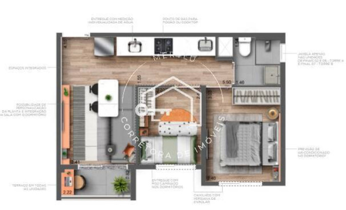 Imagem Apartamento com 2 Quartos à Venda, 35 m² em Pompéia - São Paulo Imagem Apartamento com 2 Quartos à Venda, 35 m² em Pompéia - São Paulo