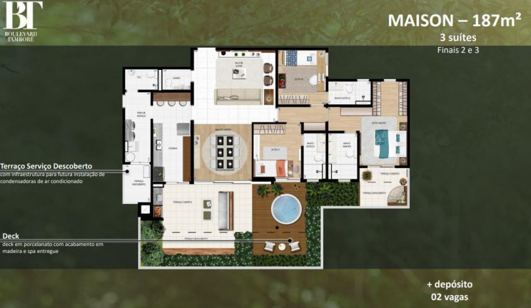 Imagem Apartamento com 3 Quartos à Venda, 136 m² em Tamboré - Santana De Parnaíba