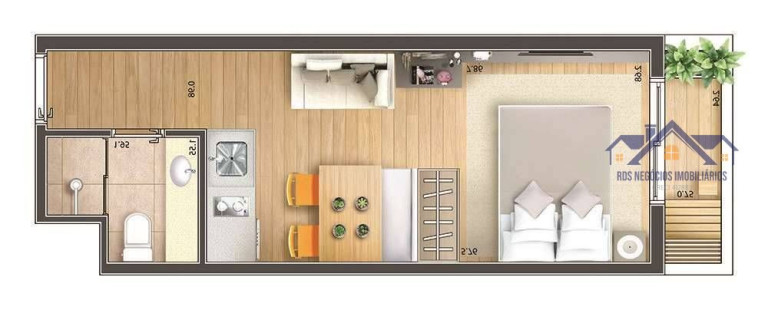 Imagem Apartamento com 1 Quarto à Venda, 26 m² em Granja Viana - Cotia Imagem Apartamento com 1 Quarto à Venda, 26 m² em Granja Viana - Cotia