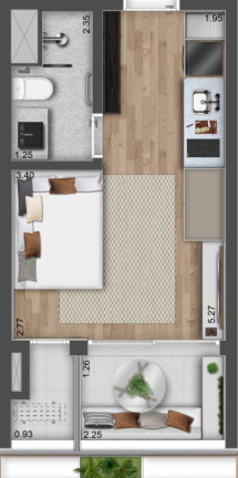 Imagem Apartamento com 1 Quarto à Venda, 38 m² em Perdizes - São Paulo Imagem Apartamento com 1 Quarto à Venda, 38 m² em Perdizes - São Paulo