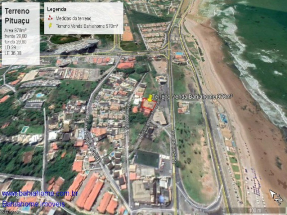 Imagem Terreno à Venda, 972 m² em Pituaçu - Salvador