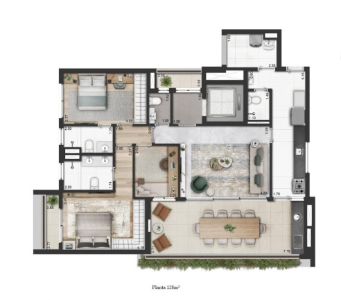 Imagem Apartamento com 2 Quartos à Venda, 127 m² em Pinheiros - São Paulo