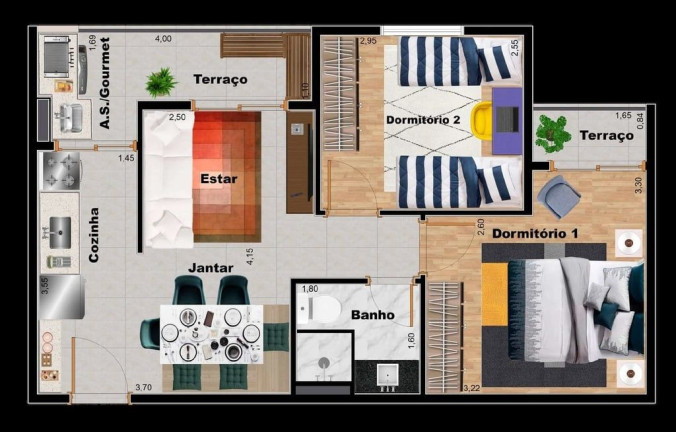 Imagem Apartamento com 3 Quartos à Venda, 80 m² em Vila Ré - São Paulo