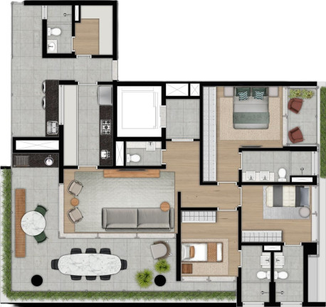 Imagem Apartamento com 4 Quartos à Venda, 194 m² em Moema - São Paulo