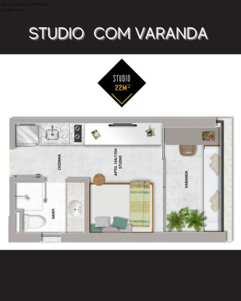 Imagem Imóvel com 1 Quarto à Venda, 22 m² em Barra - Salvador Imagem Imóvel com 1 Quarto à Venda, 22 m² em Barra - Salvador