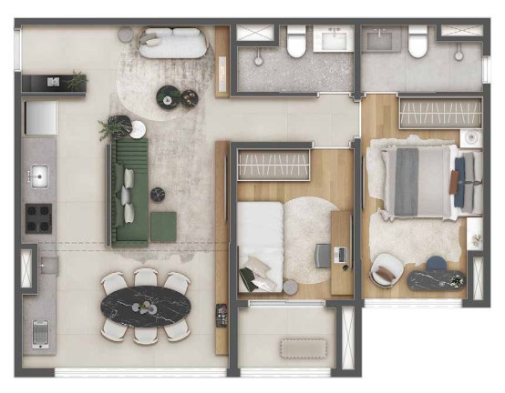 Imagem Apartamento com 1 Quarto à Venda, 43 m² em Jardim Das Acácias - São Paulo Imagem Apartamento com 1 Quarto à Venda, 43 m² em Jardim Das Acácias - São Paulo