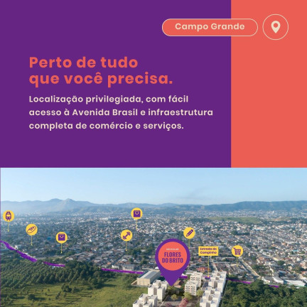 Imagem Apartamento com 2 Quartos à Venda, 48 m² em Campo Grande - Rio De Janeiro