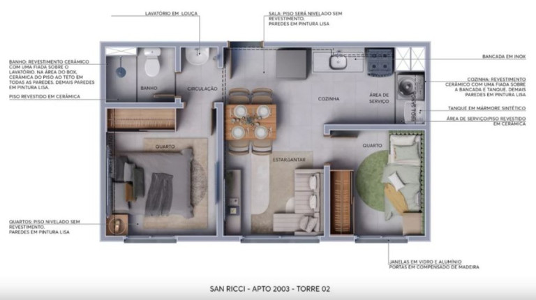 Imagem Imóvel com 2 Quartos à Venda, 33 m² em Parque São Rafael - São Paulo