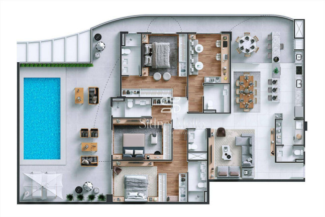 Imagem Apartamento com 3 Quartos à Venda, 242 m² em Praia Brava - Itajaí
