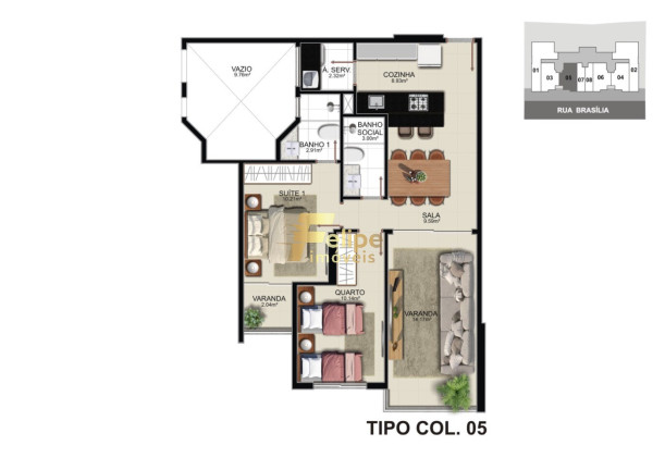Imagem Imóvel com 3 Quartos à Venda, 113 m² em Praia Do Morro - Guarapari Imagem Imóvel com 3 Quartos à Venda, 113 m² em Praia Do Morro - Guarapari