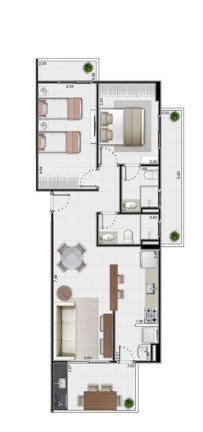 Imagem Apartamento com 2 Quartos à Venda, 80 m² em Vila Mirim - Praia Grande Imagem Apartamento com 2 Quartos à Venda, 80 m² em Vila Mirim - Praia Grande