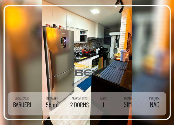 Apartamento com 2 Quartos à Venda, 56 m² em Jardim Maria Helena - Barueri