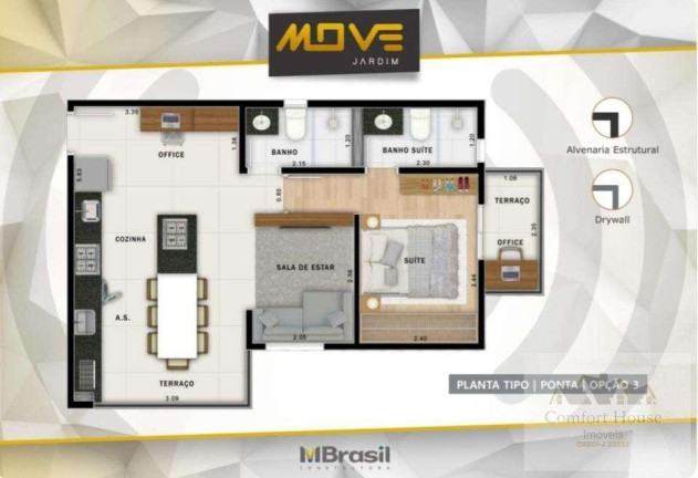 Imagem Cobertura com 2 Quartos à Venda, 94 m² em Jardim - Santo André