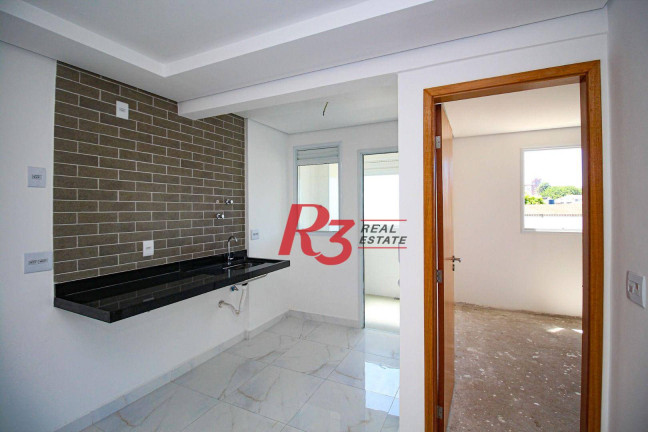 Imagem Apartamento com 1 Quarto à Venda, 46 m² em Aparecida - Santos