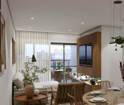 Imagem Apartamento com 2 Quartos à Venda, 70 m² em Guilhermina - Praia Grande