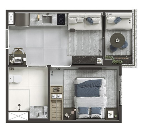 Imagem Apartamento com 1 Quarto à Venda, 29 m² em Saúde - São Paulo