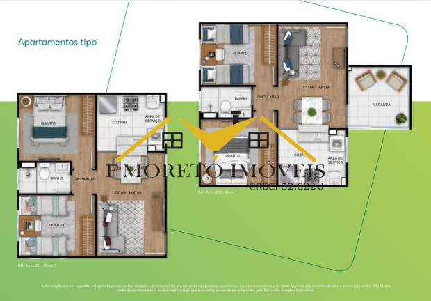 Imagem Apartamento com 2 Quartos à Venda, 40 m² em Residencial Cidade Jardim - São José Do Rio Preto Imagem Apartamento com 2 Quartos à Venda, 40 m² em Residencial Cidade Jardim - São José Do Rio Preto