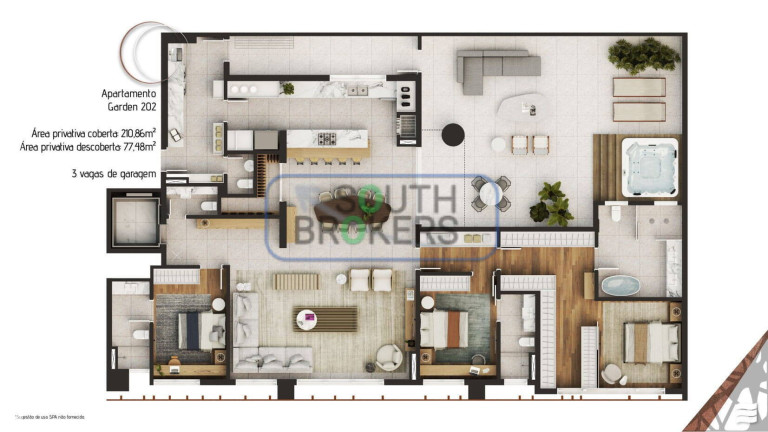 Imagem Apartamento com 3 Quartos à Venda, em Juvevê - Curitiba Imagem Apartamento com 3 Quartos à Venda, em Juvevê - Curitiba