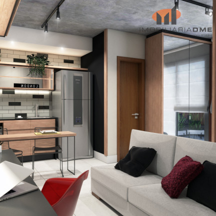 Imagem Studio com 1 Quarto à Venda, 25 m² em São Francisco - Curitiba