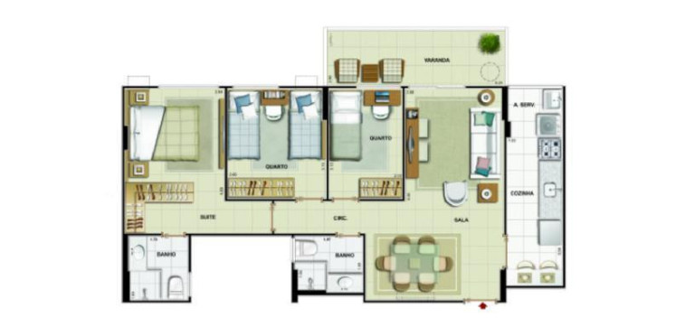 Imagem Apartamento com 3 Quartos à Venda, 76 m² em Meier - Rio De Janeiro