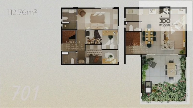 Imagem Cobertura com 3 Quartos à Venda, 113 m² em água Verde - Curitiba Imagem Cobertura com 3 Quartos à Venda, 113 m² em água Verde - Curitiba