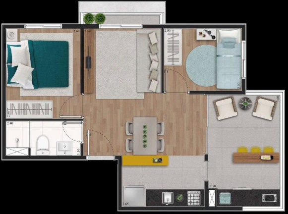Imagem Imóvel com 2 Quartos à Venda, 49 m² em Vila Santa Catarina - São Paulo Imagem Imóvel com 2 Quartos à Venda, 49 m² em Vila Santa Catarina - São Paulo