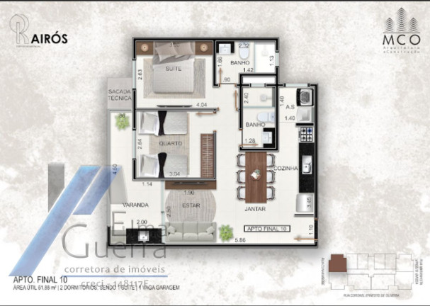 Imagem Apartamento com 2 Quartos à Venda, 65 m² em Centro - Ubatuba