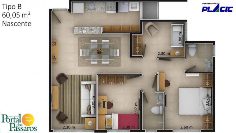 Imagem Apartamento com 3 Quartos à Venda, 60 m² em Passaré - Fortaleza