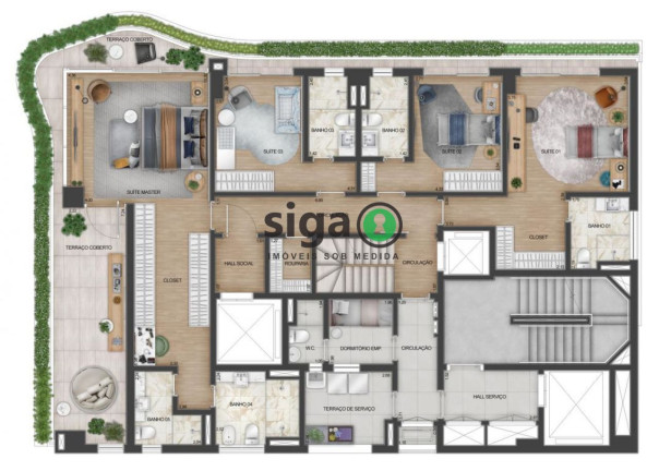 Imagem Apartamento com 4 Quartos à Venda, 398 m² em Jardins - São Paulo