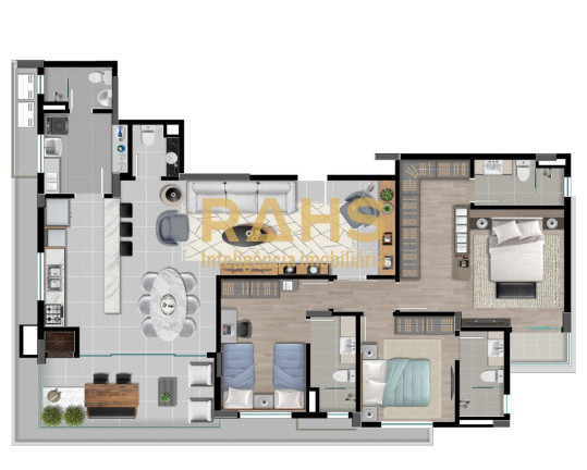 Imagem Apartamento com 3 Quartos à Venda, 179 m² em Anita Garibaldi - Joinville Imagem Apartamento com 3 Quartos à Venda, 179 m² em Anita Garibaldi - Joinville