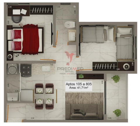 Imagem Apartamento com 3 Quartos à Venda, 57 m² em Tambia - João Pessoa