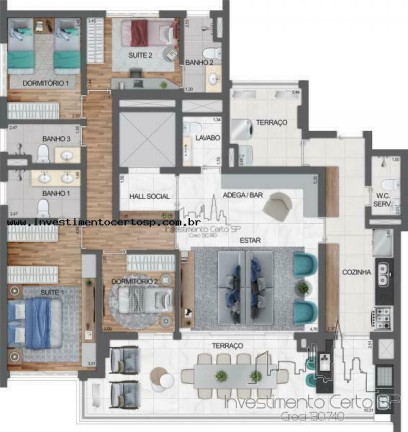 Imagem Apartamento com 3 Quartos à Venda, 156 m² em Vila Mariana - São Paulo