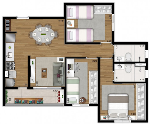 Imagem Apartamento com 2 Quartos à Venda, 54 m² em Ipiranga - São Paulo