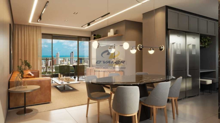 Imagem Apartamento com 3 Quartos à Venda, 122 m² em Jardim Luna - João Pessoa