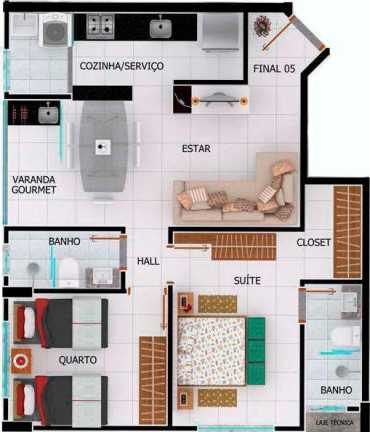 Imagem Apartamento com 2 Quartos à Venda, 60 m² em Vila Rosa - Goiânia Imagem Apartamento com 2 Quartos à Venda, 60 m² em Vila Rosa - Goiânia