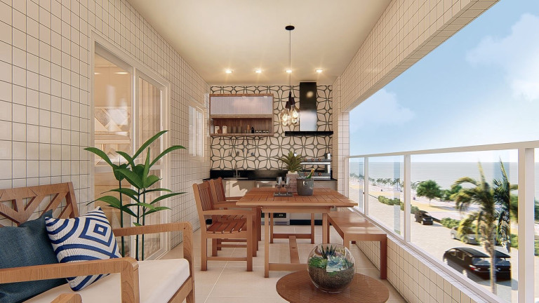 Imagem Apartamento com 2 Quartos à Venda, 75 m² em Vila Oceanopolis - Mongaguá